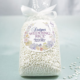 Heart shaped designer wedding rice